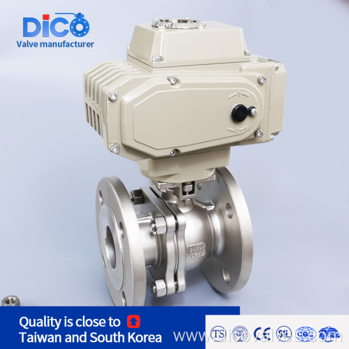 DIN PN16 industrial flange ball valve